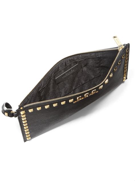 michael kors large black wristlet|Michael Kors wristlets clearance.